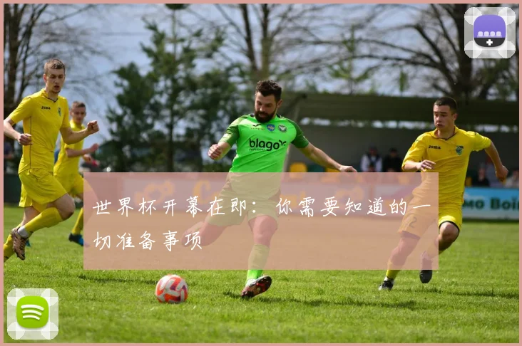 世界杯开幕在即:你需要知道的一切准备事项